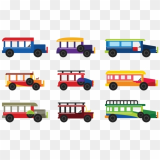 Jeepney Vector - Jeepney Vector Free, HD Png Download