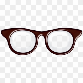 View Full Size - Brown Glasses Clipart Transparent, HD Png Download