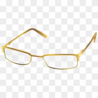 Free Png Download Gold Glasses Clipart Png Photo Png - Gold Glasses Transparent Background, Png Download