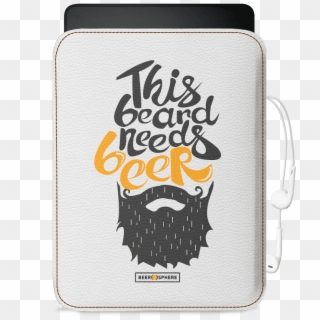 Dailyobjects Beer Shampoo Real Leather Sleeve Case - Beer Poster Beard, HD Png Download