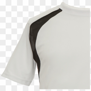 Playera Blanca Con Franjas - Long-sleeved T-shirt, HD Png Download