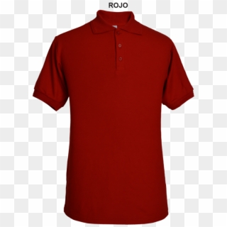Playera Png - Maroon Collar T Shirt, Transparent Png