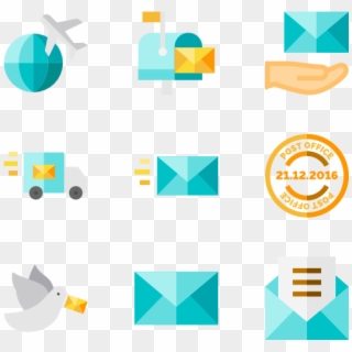 Post Office - Post Flat Icon, HD Png Download