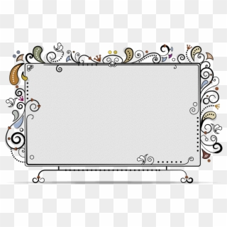 Frame Border Board Copy Space Space Empty - Picture Frame, HD Png Download