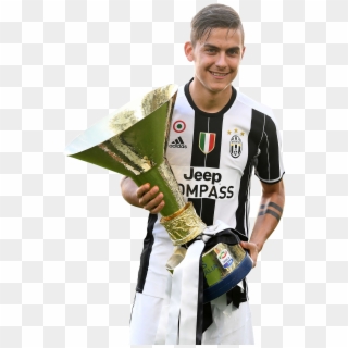 Paulo Dybala With Trophy , Png Download - Dybala Serie A Trophy, Transparent Png