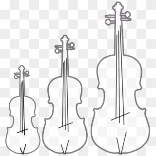 Violin Line Drawing, HD Png Download