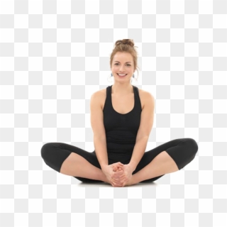 Yoga Pose Png Hd Quality - Butterfly Yoga Pose, Transparent Png