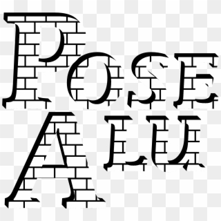 Pose Alu Logo Black And White, HD Png Download