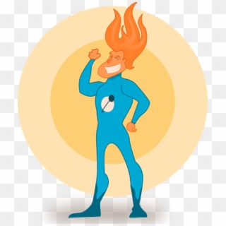 Super Hero Flame Png Images - Super Hero, Transparent Png