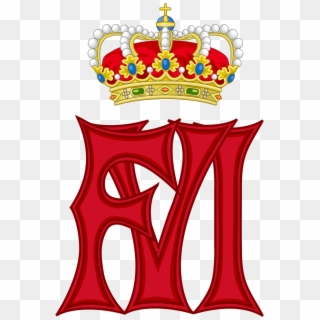 Royal Monogram Of Felipe Vi Of Spain - Monograma Felipe Vi, HD Png Download
