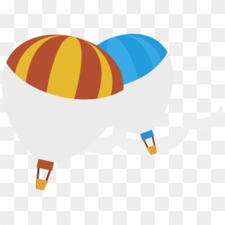 Hot Air Balloon Clipart Vector, HD Png Download