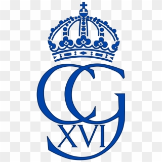 Royal Monogram Of King Carl Xvi Gustaf Of Sweden - Carl Xvi Gustaf Symbol, HD Png Download