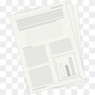 Manuscrito, Periódico, Artículo, De Papel, Publicación - Transparent Blank Newspaper Article, HD Png Download