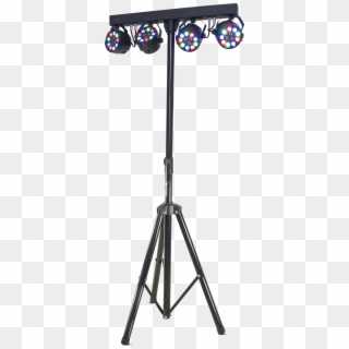 Light Stand Fitted With 4x 1w Rgbw Par Cans - 5420047129963, HD Png Download