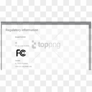 Free Png Us Fcc Id Png Image With Transparent Background - Fcc, Png Download
