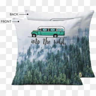 Dailyobjects Into The Wild Bus 12 Cushion Cover Buy - Cushion, HD Png Download