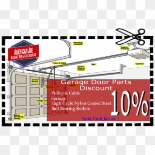 American Joe Garage Repair 10 Percent Off Garage Parts - House Cleaning Coupon Templates, HD Png Download