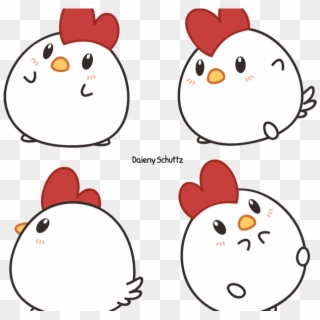 Jpg Library Cute Drawing Brilliant Ideas Coloring Pages - Cute Kawaii Chicken, HD Png Download