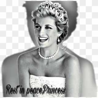 #rest In #peace #princess #diana #rip #myedit #lin - Lady Diana Portrait, HD Png Download