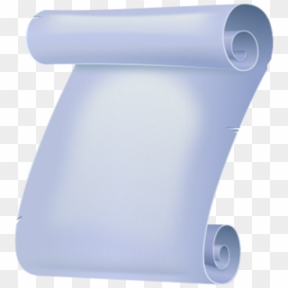 Blue Paper Scroll Clip Art, HD Png Download