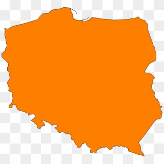 Poland Clip Art At Clker - Poland Flag Map, HD Png Download