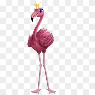 Duckling Clipart Flamingo - Flamingo Princess Png, Transparent Png