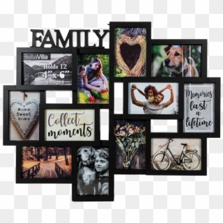Bestbuy Frames Family Title Collage Picture Frame , - Family Multi Photo Frame, HD Png Download