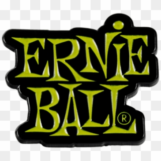 Ernie Ball Green Stacked Logo Enamel Pin Front - Ernie Ball, HD Png Download