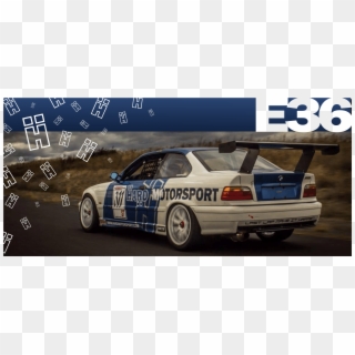 Bmw E36 Racing Race Car Becauseracecar Track Parts - Bmw Race Car Spoiler, HD Png Download
