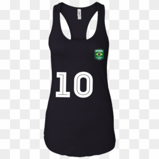 Brazil Soccer Racerback Tank T-shirts - Golds Gym T Shirt, HD Png Download
