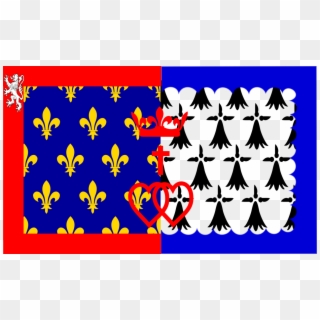 Drapeau Des Pays De La Loire Flag Of France Regions - Drapeau Pays De La Loire, HD Png Download