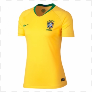 Brazil Women's Soccer Jersey 2018, HD Png Download