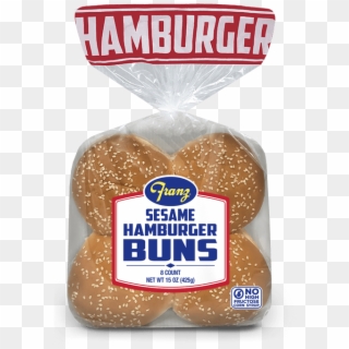 Sesame Hamburger Buns - Bun, HD Png Download