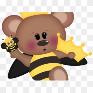 Original - Teddy Bear And Bees Clipart, HD Png Download