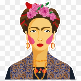 Kahlo Art Painting Transprent Banner Royalty Free Download - Tatuagem Frida Kahlo, HD Png Download