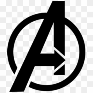 Super Hero Logos Black And White , Png Download - Logo Avengers, Transparent Png