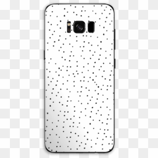 Small Dots On White Skin Galaxy S8 Plus - Polka Dot, HD Png Download