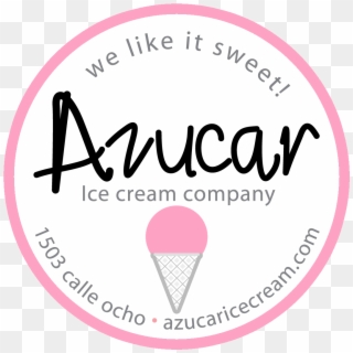 Azucar Logo V2 Highres - Ice Cream Cone, HD Png Download