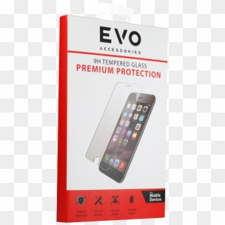 Evo Tempered Glass Single Pack - Iphone, HD Png Download
