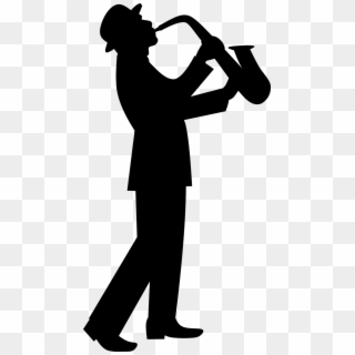 Guy Playing Saxophone Clipart, HD Png Download