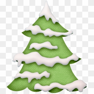 Фотки Christmas Tree Drawing, Christmas Tree With Snow, - Christmas Tree With Snow Clipart, HD Png Download