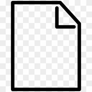 Blank Page Png - New File Icon Png, Transparent Png