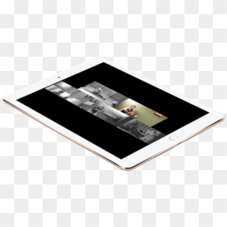 Image 8 Blur Large Rotate Ipadair2 Gold Left - Tablet Computer, HD Png Download