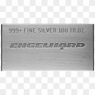 Picture Of 100 Oz Engelhard Silver Bar - Engelhard Silver Bars Png, Transparent Png