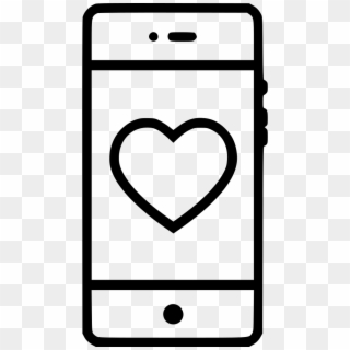 Heart Favourite Favorite Love Like Outline Comments - Mobile Tower Png Icon, Transparent Png