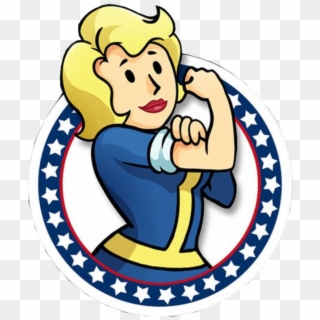 Vault Girl Poster - Fallout Png Vault Girl, Transparent Png