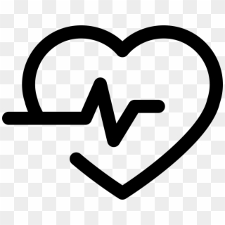 Lifeline In A Heart Outline Comments - Heal Icon, HD Png Download