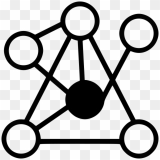 Connection Relationship Graph Chart Svg Png Icon Free - Connection Chart Icon, Transparent Png