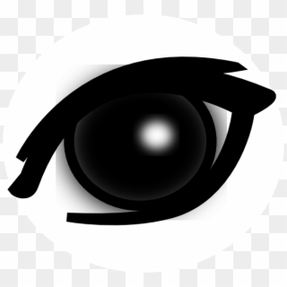 Clip Art Cow Eye At Clker Com Vector Online Royalty - Black Magic Eye, HD Png Download