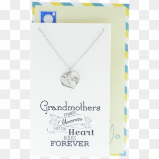 Feena Angel Heart Necklace Gifts For Grandma Quotes - Medidas De Prevencion De Accidentes, HD Png Download